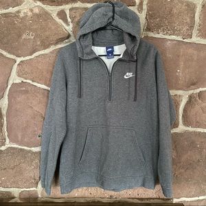 Nike - Grey Quarter Zip Hoodie